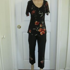 Vintage Joseph Ribkoff 2-pc set, blk, NWOT, Sz 4